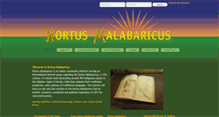 Desktop Screenshot of hortusmalabaricus.net